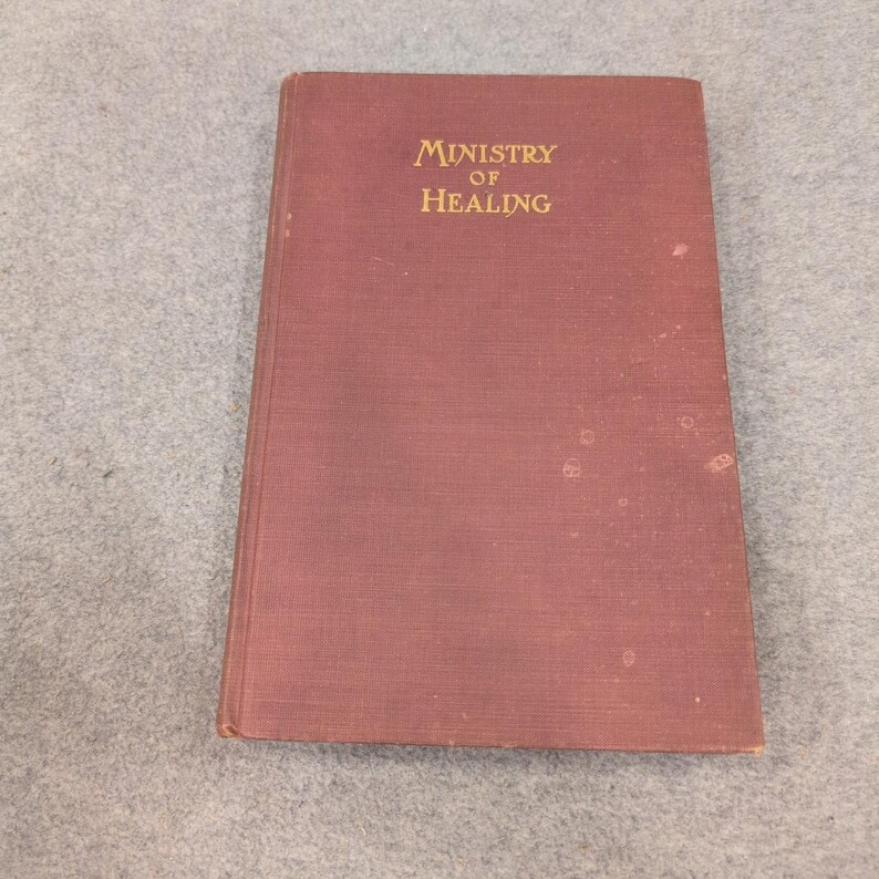 The Ministry of Healing Ellen G White 1942 Pacific Press Religious Health Book image 2