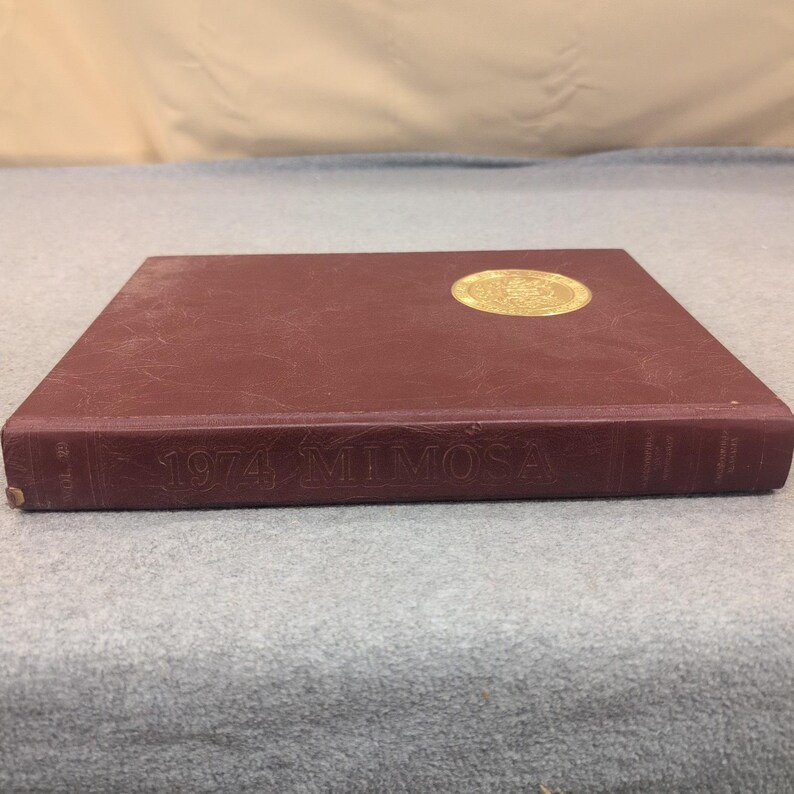 1974 Mimosa Vol 29 Jacksonville State University Yearbook JSU Alabama Vintage afbeelding 5