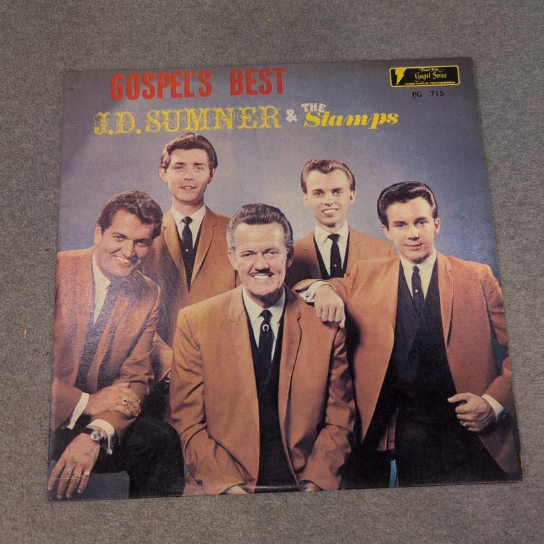 JD Sumner & The Stamps Gospel's Best Vinyl LP Power Pak PG-715 Religious Record image 1