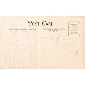 Vintage Easter Postcard Lily of the Valley Religious Poem Lowell 7212 Floral image 2