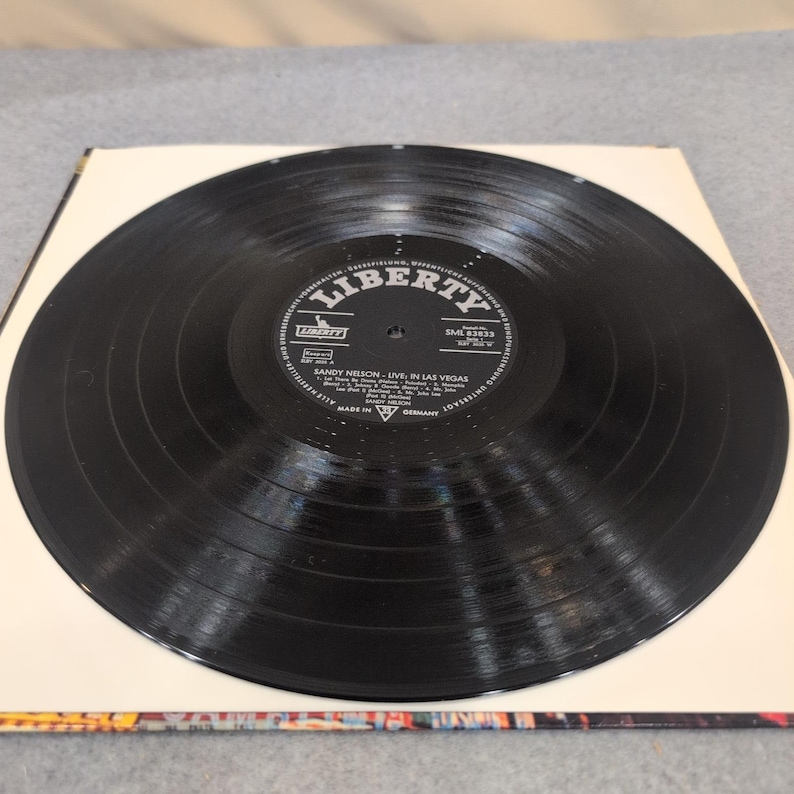 Sandy Nelson Live! In Las Vegas Vinyl LP Liberty SML 83833 German Pressing VG image 3
