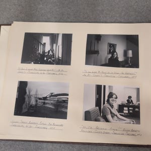 Vintage album uit 1972-1973 van de familie Harrington uit Charleston, West Virginia, van kolonel Patricia Harrington van de Amerikaanse luchtmacht. afbeelding 10