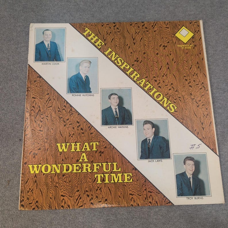The Inspirations What A Wonderful Time Vinyl LP Mark V IR 4048 Southern Gospel image 1