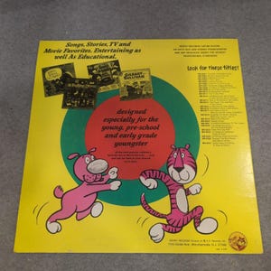 8 Storie della buonanotte James Kenney Merry Orchestra Vinile LP MR-6003 1972 immagine 2