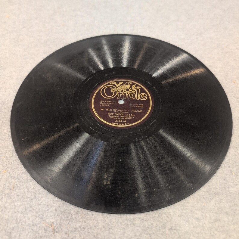 Roy Smeck Tropical Serenaders Oriole 3151 Indiana March My Isle Golden Dreams 78 image 4