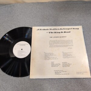The Laymen Quartet A Tribute To Elvis In Gospel Song Vinyl LP Record 33260703 image 2