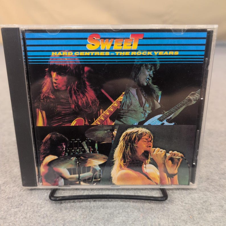 The Sweet Hard Centres The Rock Years CD 1987 Zebra Records CD Rock Music image 1
