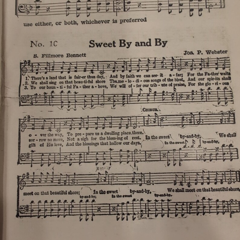Vtg 1951 Sing With The Bowman Brothers Gospel Songbook Sheet Music Shaped Notes image 5