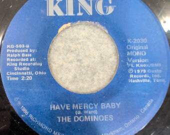 The Dominoes Sixty Minute Man/Have Mercy Baby 45 toeren King KG-503 Mono
