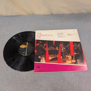 Álbum en vinilo LP del 12.º aniversario de The Inspirations Live, Canaan Records CAS-9792 imagen 2