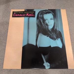 Belinda Carlisle Summer Rain Extended Version 12 Inch Vinyl Single 1990 MCA-2401 image 1