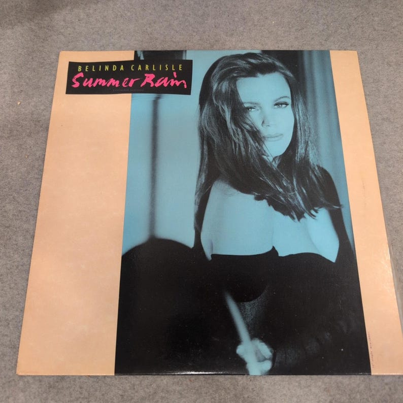 Belinda Carlisle Summer Rain Extended Version 12 Inch Vinyl Single 1990 MCA-2401 image 1