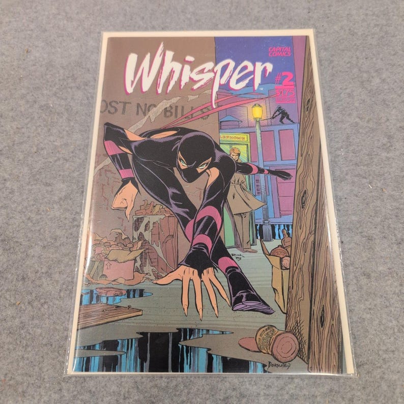 Whisper 2 Capital Comics 1983 Steven Grant Ninja Martial Arts Vintage Comic Book image 1