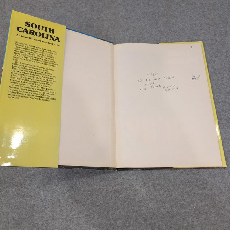 South Carolina A Picture Book to Remember Her By Chris Swan 1987 Crescent Books image 2