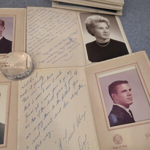 VTG Westfield High School 1963 Portrait Lot & 1950s Class Photo Massachusetts image 4