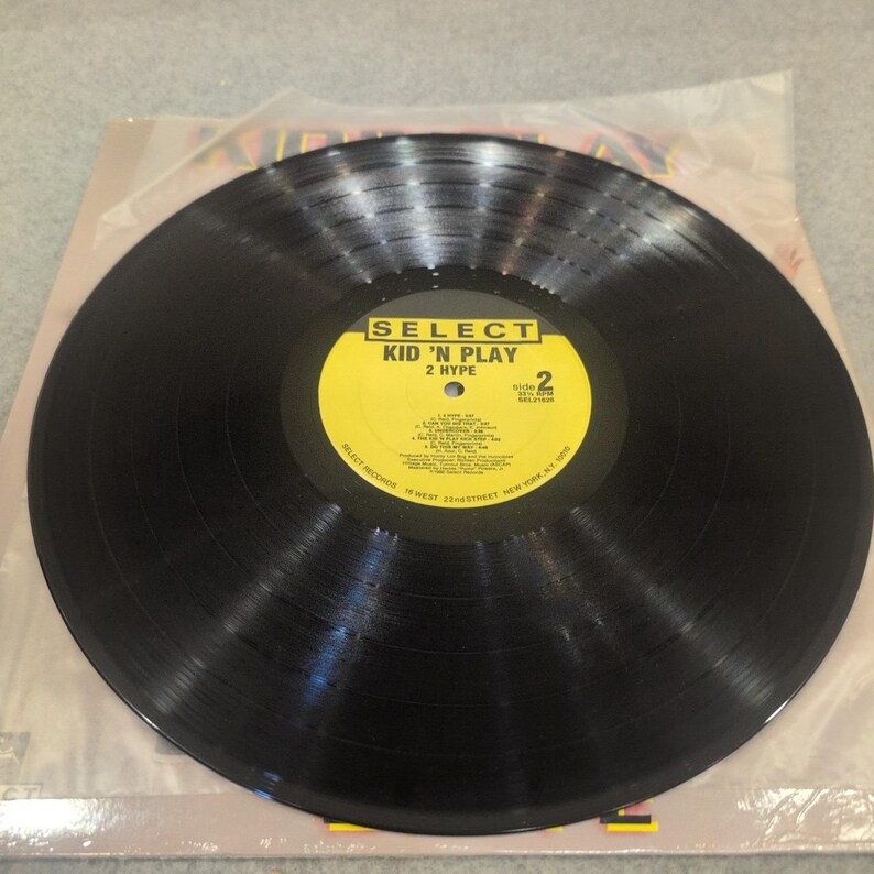 Kid 'N Play 2 Hype Vinyl LP 1988 Select Records SEL 21628 Hip Hop Album image 5
