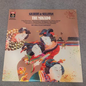 Gilbert & Sullivan El Mikado Vinilo Set de 2 LP Sargent EMI Angel imagen 1