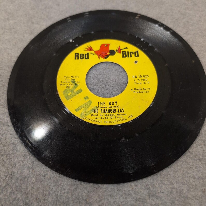 The Shangri-Las Out In The Streets The Boy Red Bird RB 10-025 45 RPM Vinyl image 3