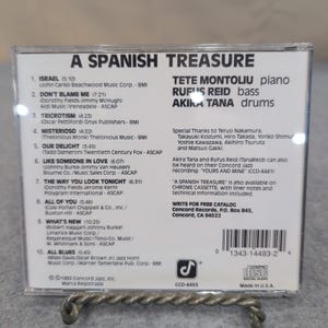 Tete Montoliu Trio A Spanish Treasure-cd 1992 Concord Jazz Rufus Reid Akira Tana afbeelding 2