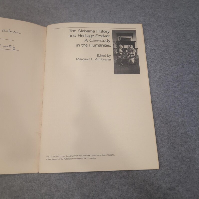 El Festival de Historia y Patrimonio de Alabama: Un estudio de caso. Margaret E. Armbrester, 1983. imagen 2