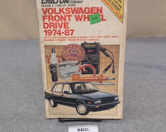 Chilton Volkswagen Voorwielaandrijving 1974-87 Reparatiehandleiding Konijn Golf Jetta GTI