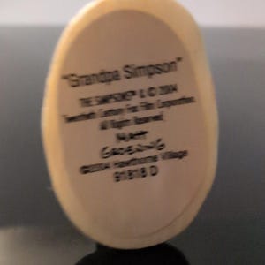 The Simpsons Hawthorne Village Grandpa Simpson Figurine 2004 91818 D image 6