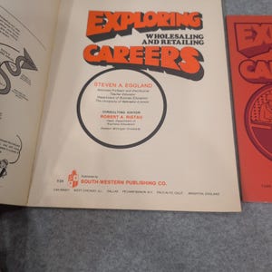 Exploring Wholesaling and Retailing Careers Eggland 1976 Teacher Guide Set image 2