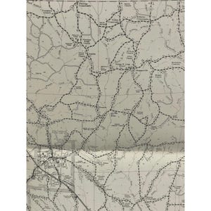 VTG 1973 Dale County Alabama General Highway Map 20" x 18" Ozark Daleville image 4