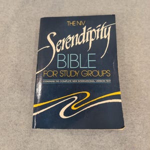 NIV セレンディピティ聖書（学習グループ向け）ゾンダヴァン社 1989年 第2版 ソフトカバー 画像 1