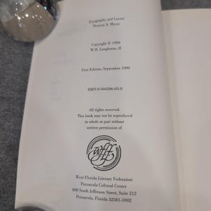 Tombigbee Henry Langhorne Poetry West Florida Literary Federation 1st Ed 1999 image 3