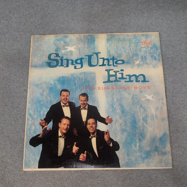 The Sunshine Boys Sing Unto Him Vinyl LP Dot DLP 3189 Gospel image 1