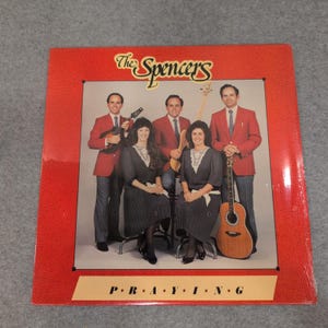 The Spencers Praying Vinyl LP Record Morning Star MST-4062 Southern Gospel VG image 1