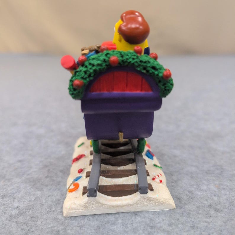 The Simpsons Christmas Express Mayor Quimby Vote Quimby Sleigh Figurine 2004 image 5