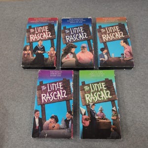 The Little Rascals Funniest Episodes VHS Set Volumes 1-5 GoodTimes Home Video image 2