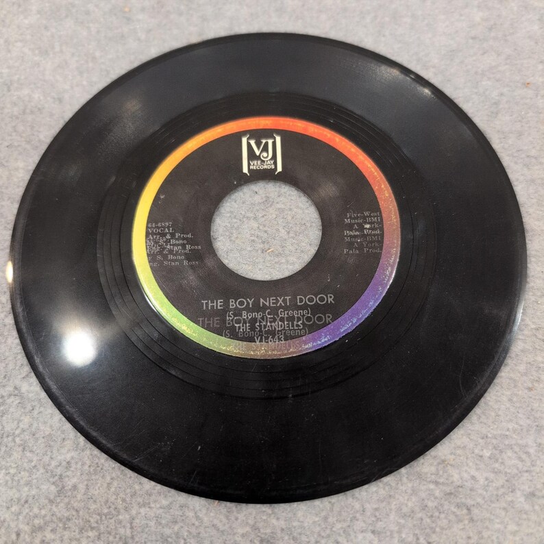 The Standells B. J. Quetzal / The Boy Next Door 45 RPM Vee-Jay Records VJ-643 image 4