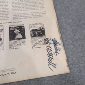Ernest Tubb Blue Christmas Vinyl LP Decca DL 74518 Texas Troubadours Signed image 5