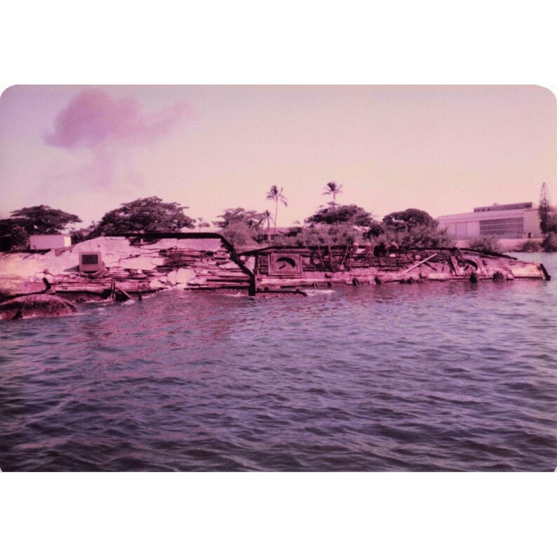 Vintage 1970s Pearl Harbor USS Arizona USS Utah Memorial Photos Lot of 13 Bell image 6