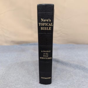 ネイブス・トピック別聖書 聖書要約 1962年 サウスウェスタン社 サム索引 画像 1