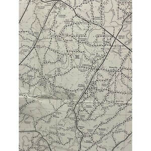 VTG 1979 General Highway Map Blount County Alabama 26" x 18" Blountsville Snead image 4