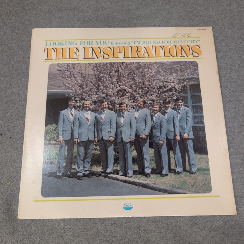 The Inspirations Looking For You Vinyl LP Canaan Records Southern Gospel image 1