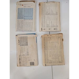 Patrones de costura vintage de la década de 1980 para mujer, talla 12, lote de 4 Butterick Simplicity Retro imagen 2