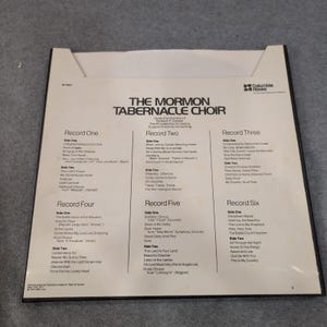 Mormon Tabernacle Choir 6 LP Vinyl Box Set Columbia House P6 6007 1973 VG image 2