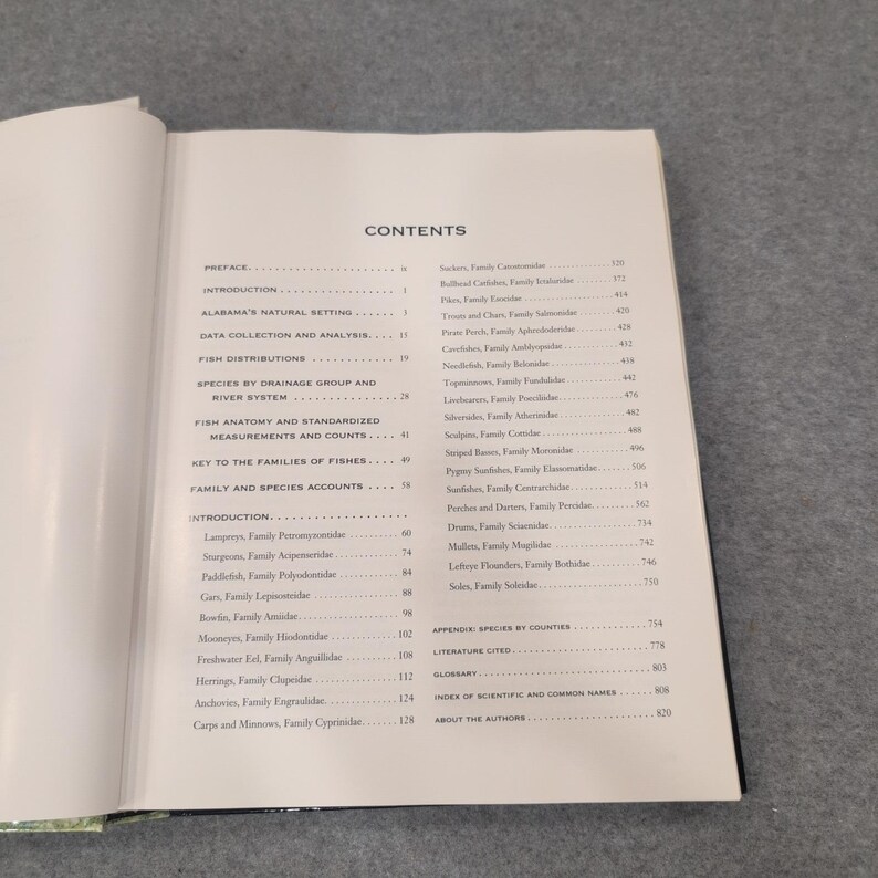 Fishes of Alabama and the Mobile Basin Oxmoor House 1996 Hardcover with Map image 7