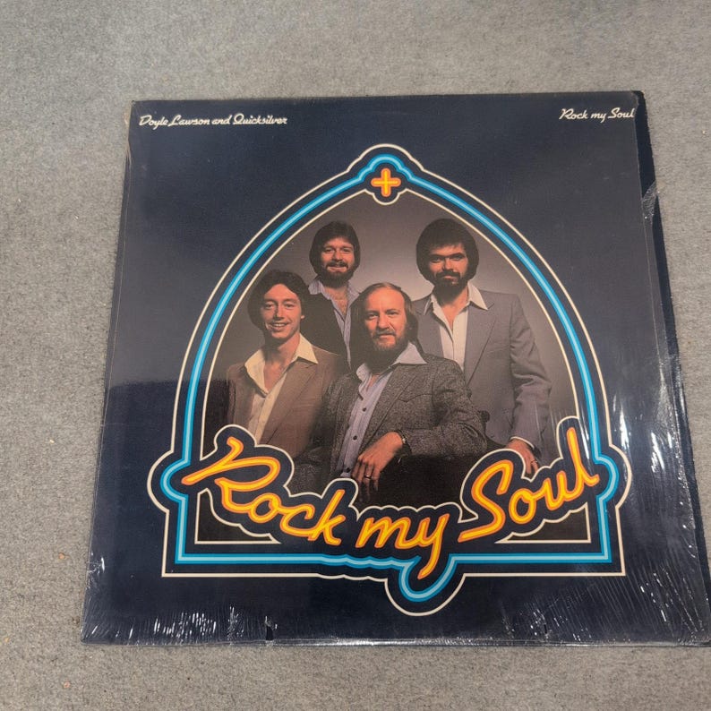 Doyle Lawson and Quicksilver Rock My Soul Bluegrass Gospel Vinyl LP Sugar Hill immagine 1
