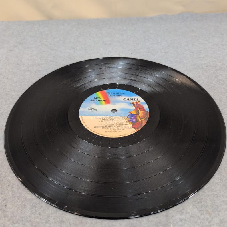 Giuffria Silk and Steel Vinilo LP 1986 MCA Records MCA-5742 Hard Rock Melódico imagen 4
