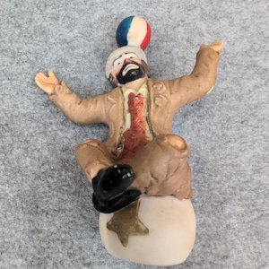 Emmett Kelly Jr Collectibles Clown Figurine Balancing Ball on Egg image 1