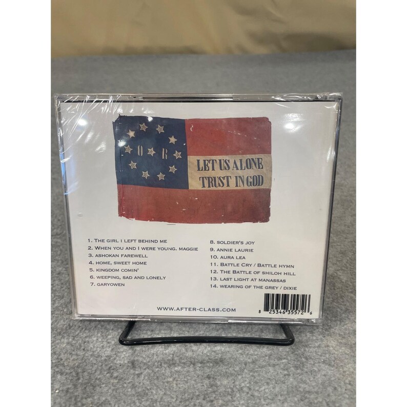 Let Us Alone Trust In God CD Civil War Era American Flag Music Album image 2