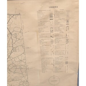 Big 1984 VTH General Highway Map Clay County Alabama State Highway Dept 4 x 3 Ft image 4
