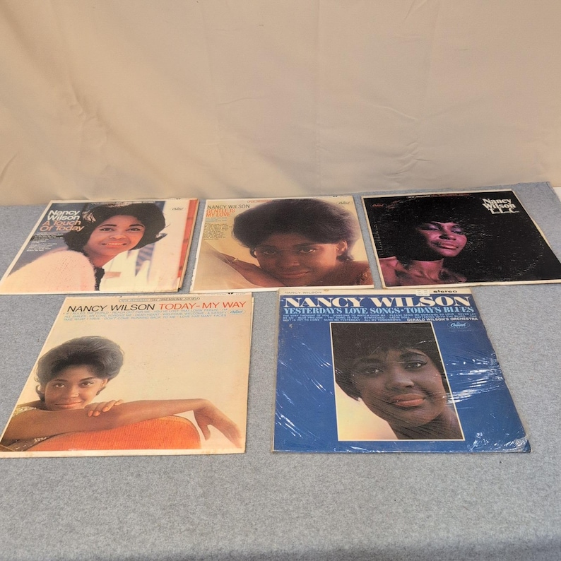 Nancy Wilson 5 Vinyl LP Lot A Touch of Today Gentle Is My Love Capitol Records image 1