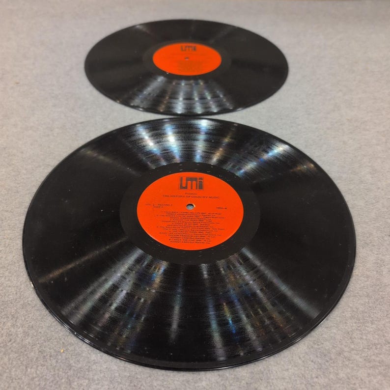 The History of Country Music Volume 2 UMI Vinyl 2-LP Johnny Cash Dolly Parton image 9